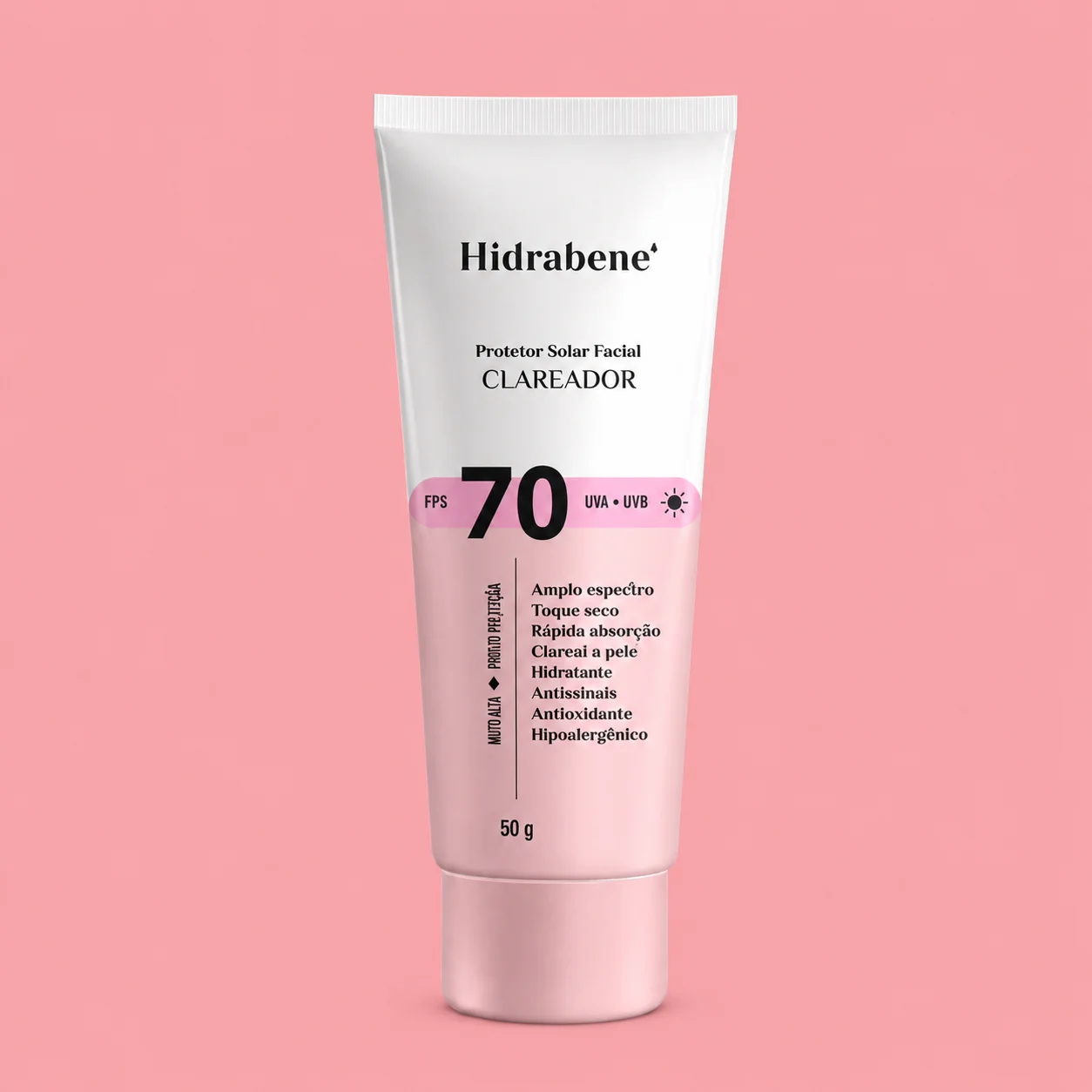 1 Protetor Solar Facial FPS 70 Hidrabene